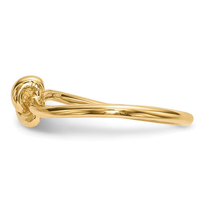 14K Yellow Gold Polished Knot Ring