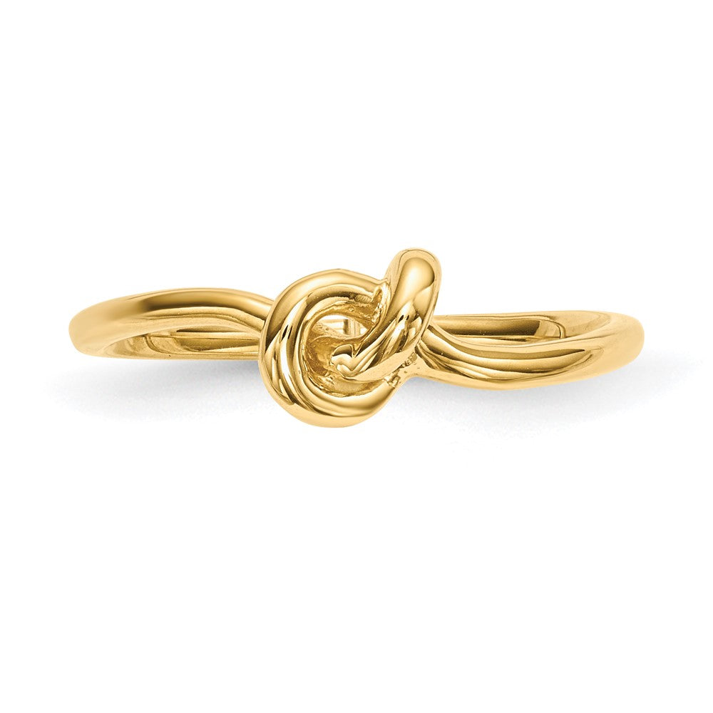 14K Yellow Gold Polished Knot Ring
