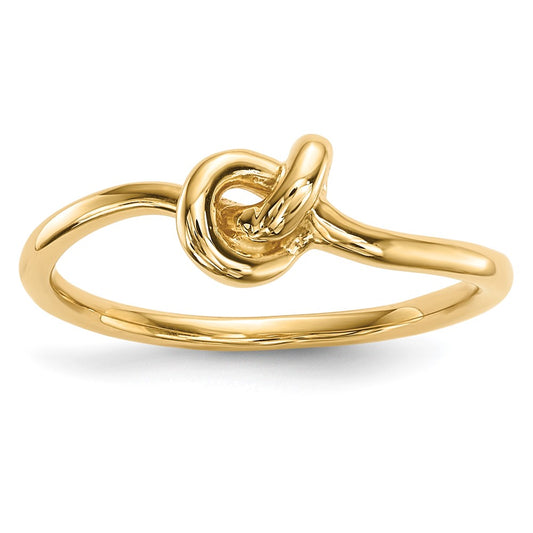 14K Yellow Gold Polished Knot Ring