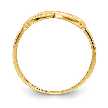 14K Yellow Gold Infinity Ring