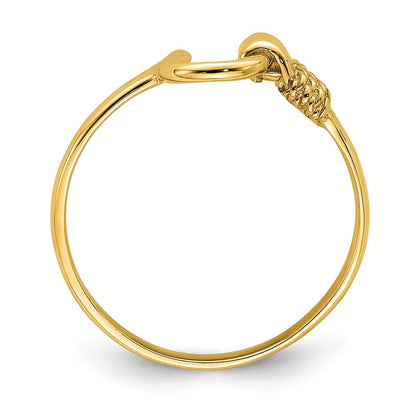 14K Yellow Gold Horseshoe Ring