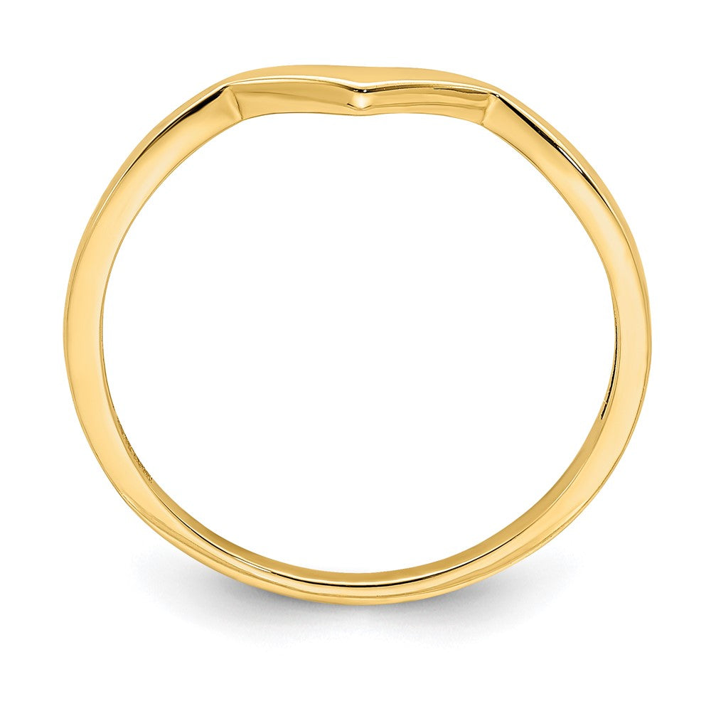 Contour Design Ring in 14K Yellow Gold