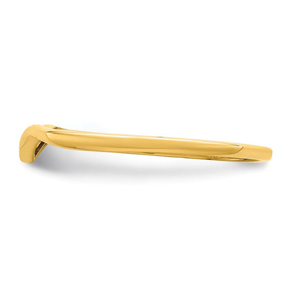Contour Design Ring in 14K Yellow Gold