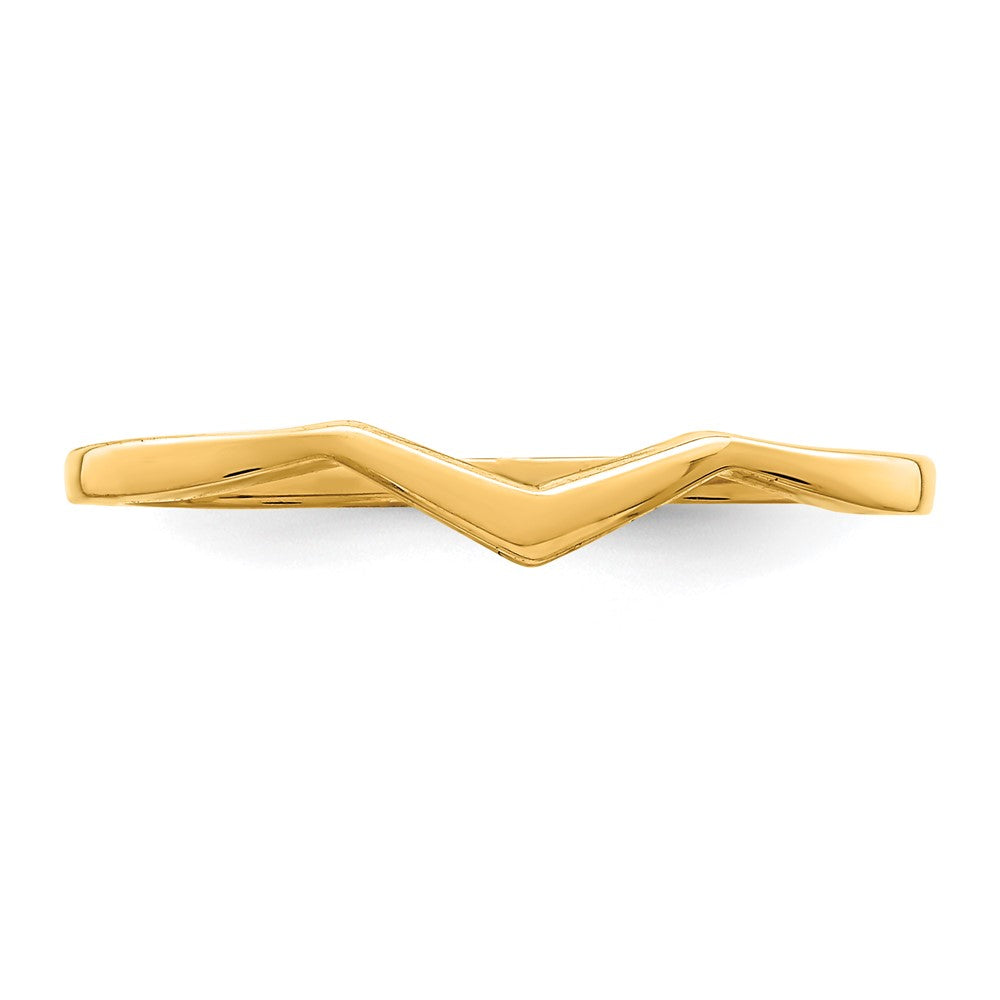 Contour Design Ring in 14K Yellow Gold