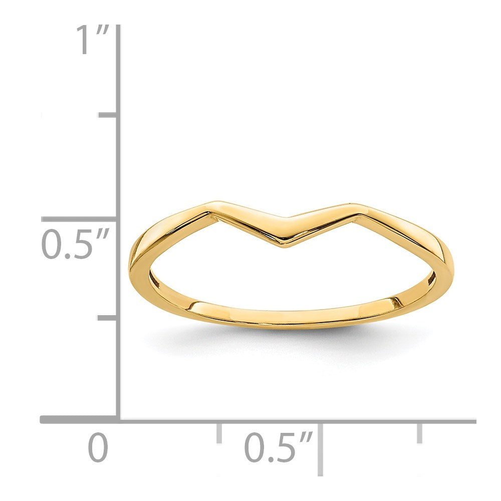 Contour Design Ring in 14K Yellow Gold