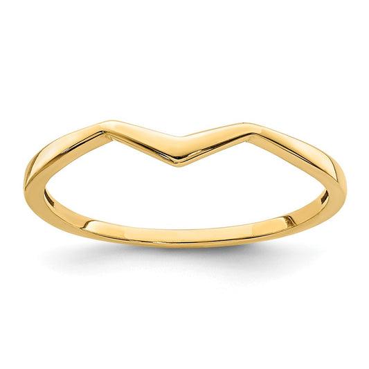 Contour Design Ring in 14K Yellow Gold