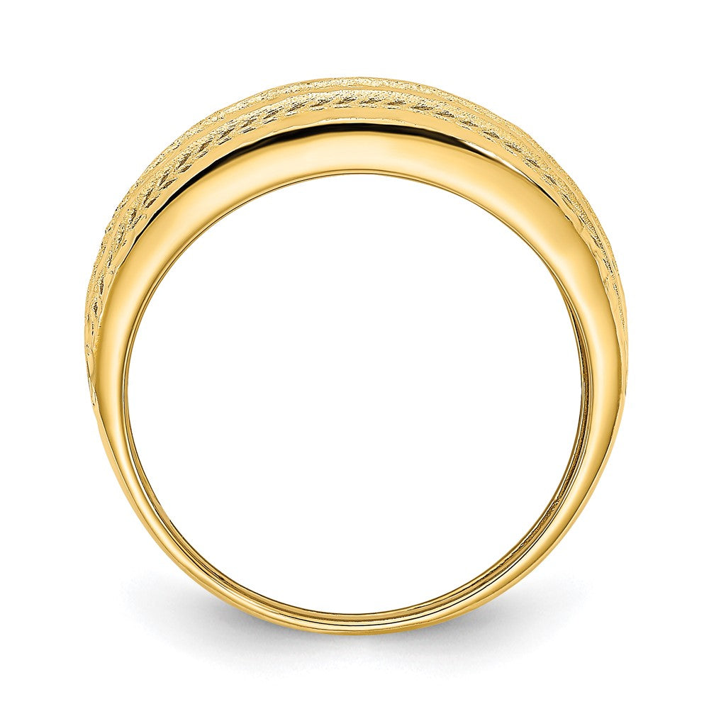 14K Yellow Gold Polished Fancy Ring