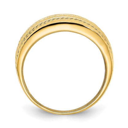 14K Yellow Gold Polished Fancy Ring