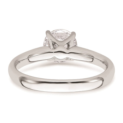1.25ct. CZ Solid Real 14k White Gold Solitaire Engagement Ring