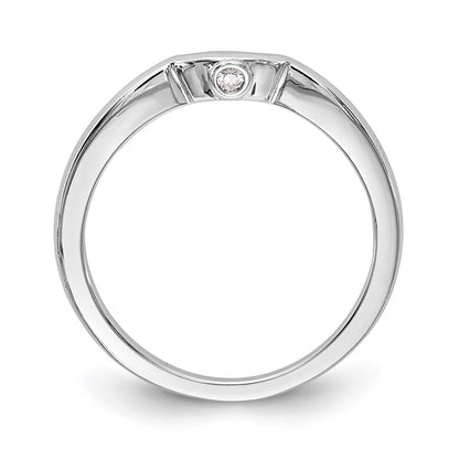 1.50ct. CZ Solid Real 14k White Gold Wedding Wedding Band Ring