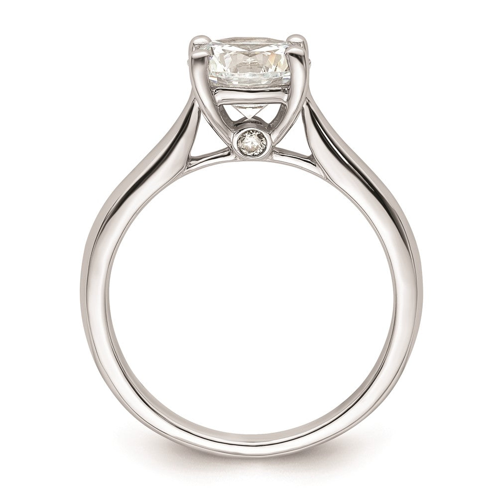 1.50ct. CZ Solid Real 14K White Gold Engagement Ring