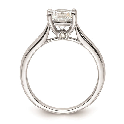 1.50ct. CZ Solid Real 14K White Gold Engagement Ring