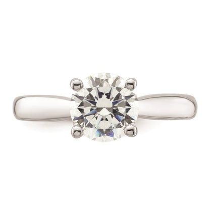 1.50ct. CZ Solid Real 14K White Gold Engagement Ring