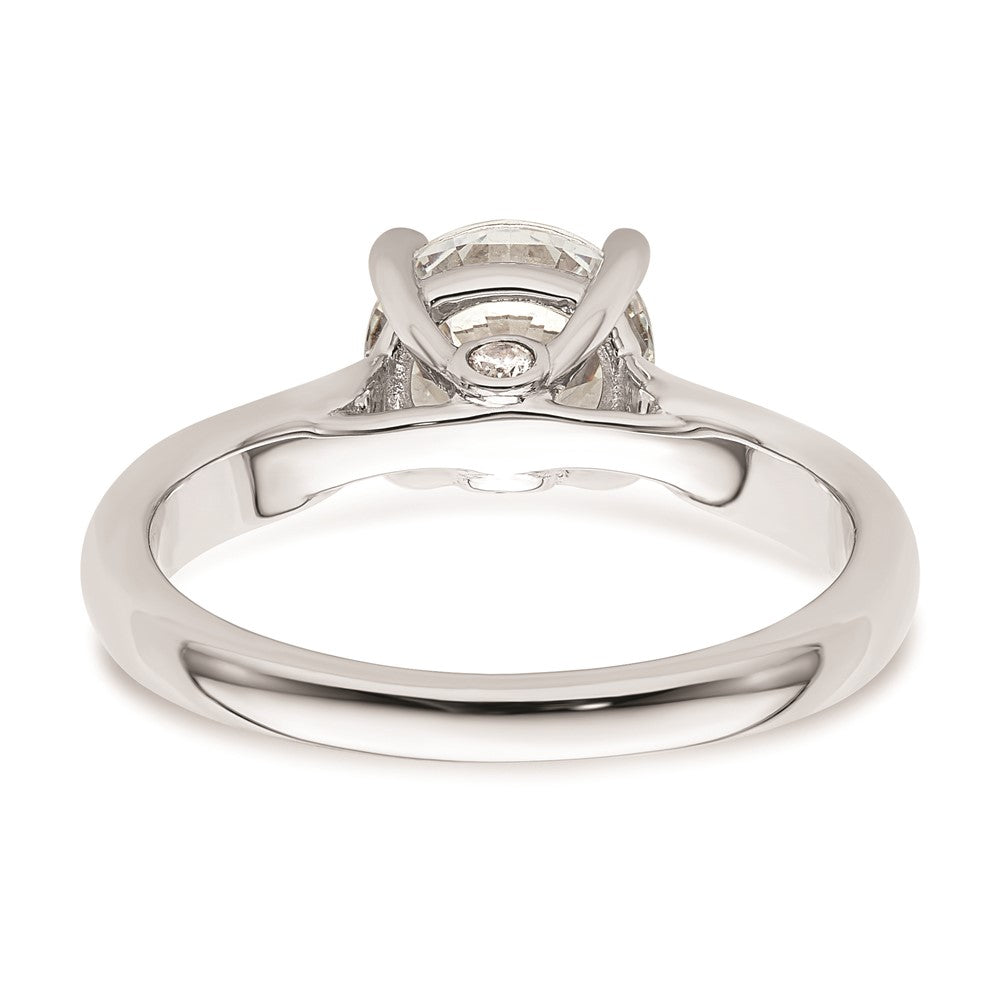 1.50ct. CZ Solid Real 14K White Gold Engagement Ring