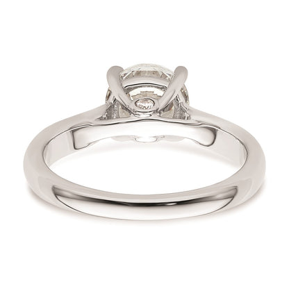 1.50ct. CZ Solid Real 14K White Gold Engagement Ring