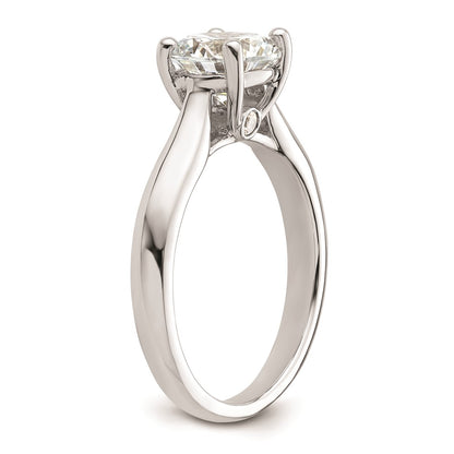1.50ct. CZ Solid Real 14K White Gold Engagement Ring