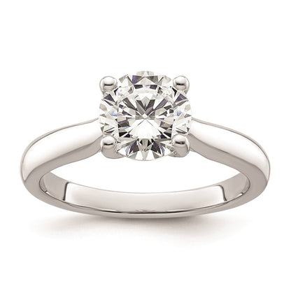 1.50ct. CZ Solid Real 14K White Gold Engagement Ring