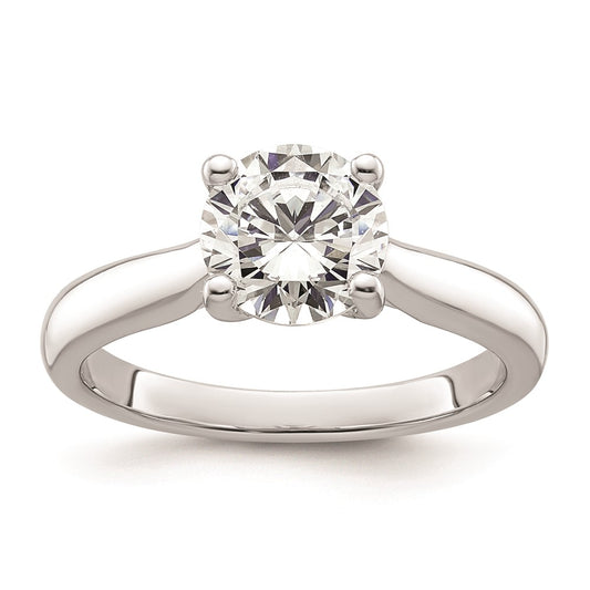 1.50ct. CZ Solid Real 14K White Gold Engagement Ring