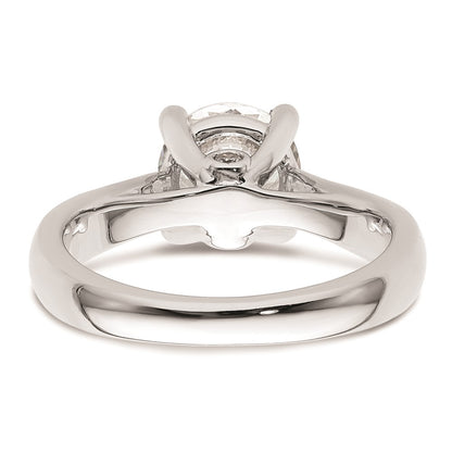 2.00ct. CZ Solid Real 14K White Gold Engagement Ring