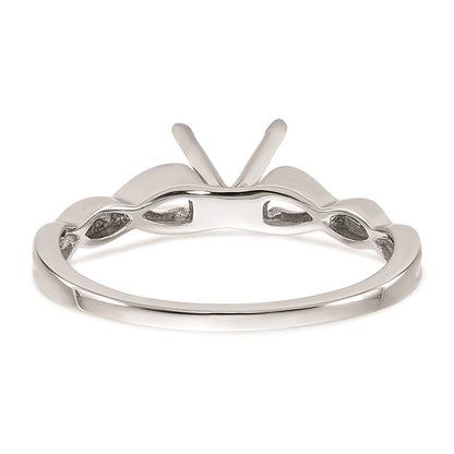 0.75ct. CZ Solid Real 14k White Gold Solitaire Engagement Ring