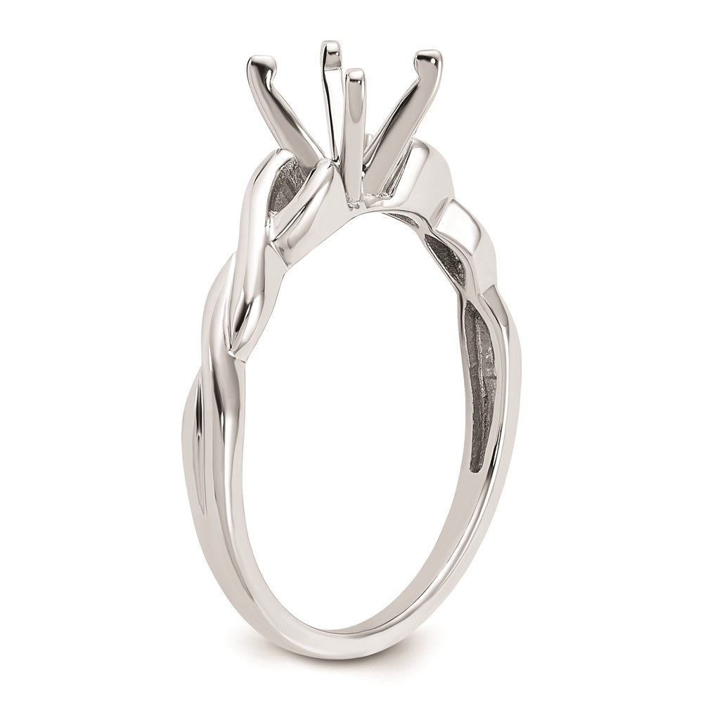 0.75ct. CZ Solid Real 14k White Gold Solitaire Engagement Ring
