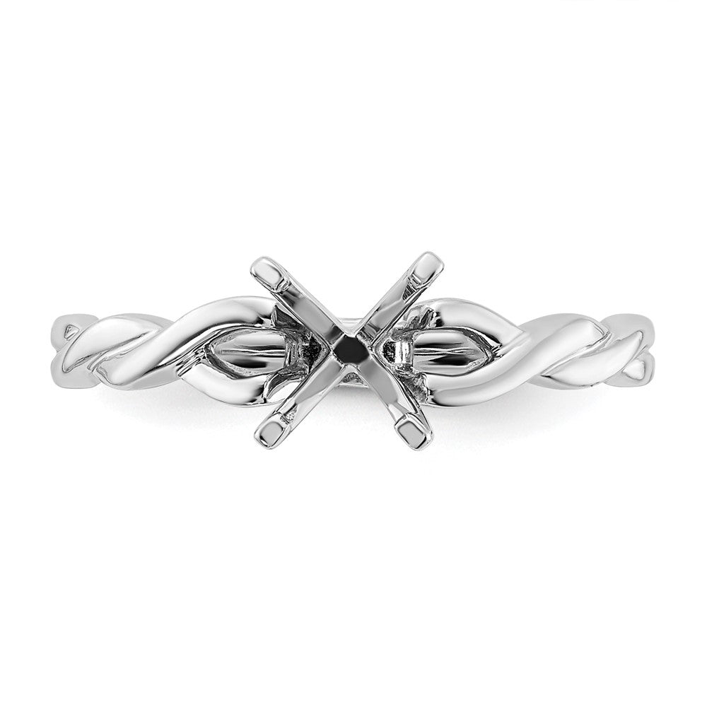 1.25ct. CZ Solid Real 14k White Gold Solitaire Engagement Ring