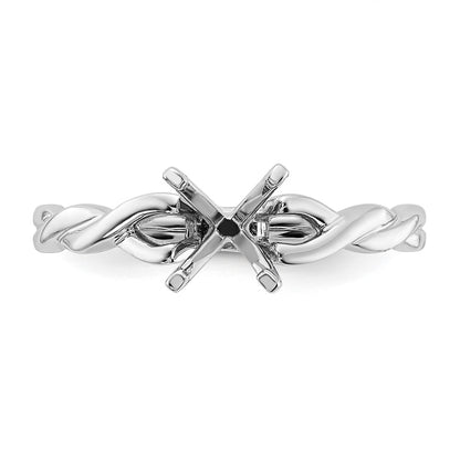 1.25ct. CZ Solid Real 14k White Gold Solitaire Engagement Ring