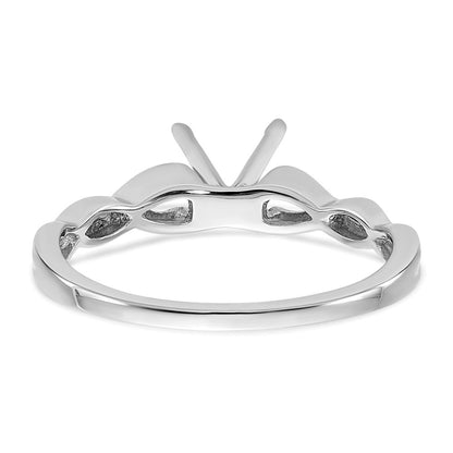 1.25ct. CZ Solid Real 14k White Gold Solitaire Engagement Ring
