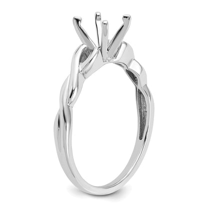 1.25ct. CZ Solid Real 14k White Gold Solitaire Engagement Ring