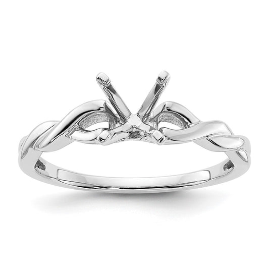 1.25ct. CZ Solid Real 14k White Gold Solitaire Engagement Ring