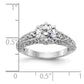 1.00ct. CZ Solid Real 14k White Gold Round Solitaire Engagement Ring