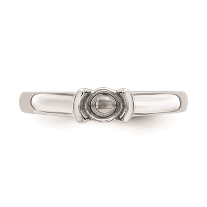1.00ct. CZ Solid Real 14K White Gold Round Bezel Solitaire Engagement Ring