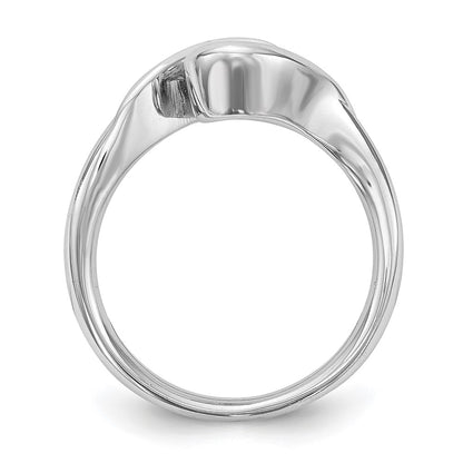 1.00ct. CZ Solid Real 14K White Gold Round Bezel Set Solitaire Engagement Ring Engagement Polished