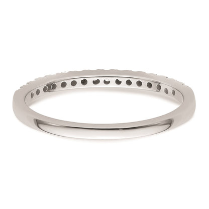 0.24ct. CZ Solid Real 14K White Gold Wedding Wedding Band Ring