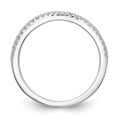 0.25ct. CZ Solid Real 14k White Gold Set of 2 Wedding Wedding Band Rings