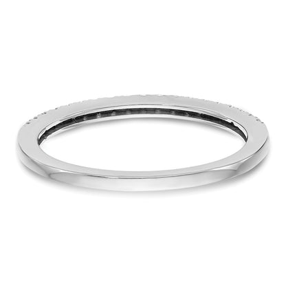 14k White Gold Real Diamond Wedding Band