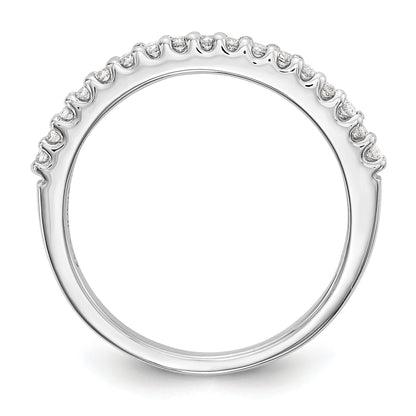 0.20ct. CZ Solid Real 14k White Gold Wedding Wedding Band Ring