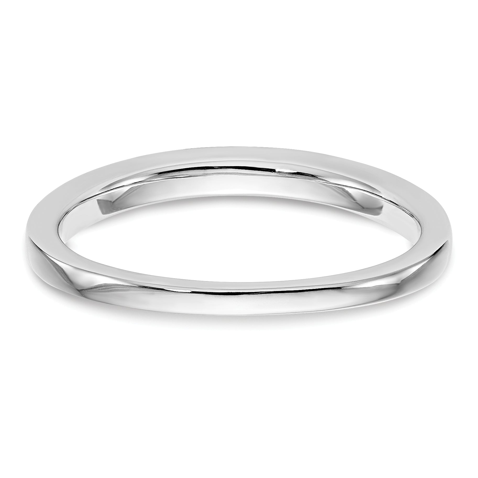 0.16ct. CZ Solid Real 14k White Gold Set of 2 Wedding Wedding Band Ring