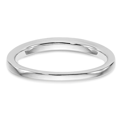 0.16ct. CZ Solid Real 14k White Gold Set of 2 Wedding Wedding Band Ring