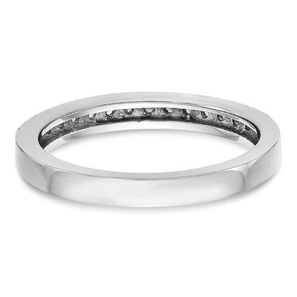 0.23ct. CZ Solid Real 14K White Gold Wedding Wedding Band Ring