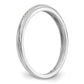 0.08ct. CZ Solid Real 14K White Gold Wedding Wedding Band Ring