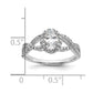 0.50ct. CZ Solid Real 14K White Gold Oval Oval Halo Engagement Ring