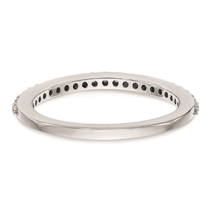 0.29ct. CZ Solid Real 14K White Gold Wedding Wedding Band Ring