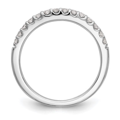 0.33ct. CZ Solid Real 14k White Gold Wedding Wedding Band Ring