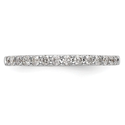 0.33ct. CZ Solid Real 14k White Gold Wedding Wedding Band Ring
