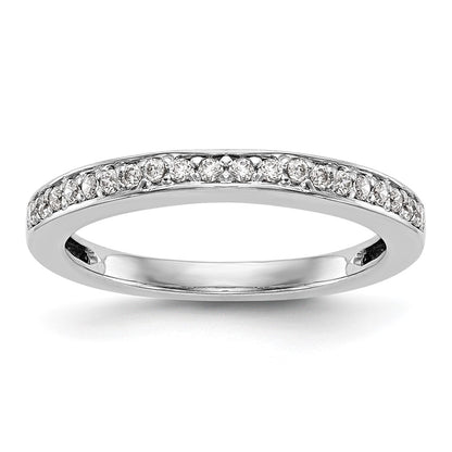 0.20ct. CZ Solid Real 14K White Gold Wedding Wedding Band Ring