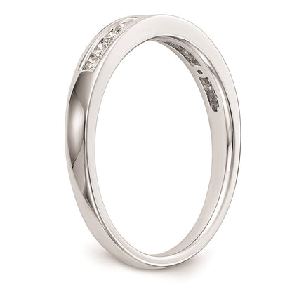 0.25ct. CZ Solid Real 14k White Gold Wedding Wedding Band Ring