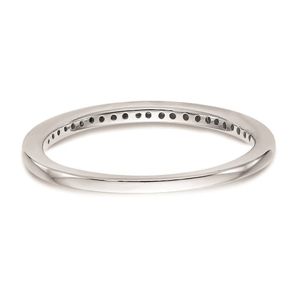 0.23ct. CZ Solid Real 14k White Gold Set of 2 Wedding Wedding Band Rings