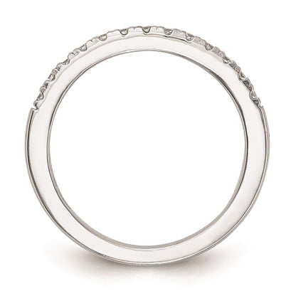 0.23ct. CZ Solid Real 14k White Gold Wedding Wedding Band Ring