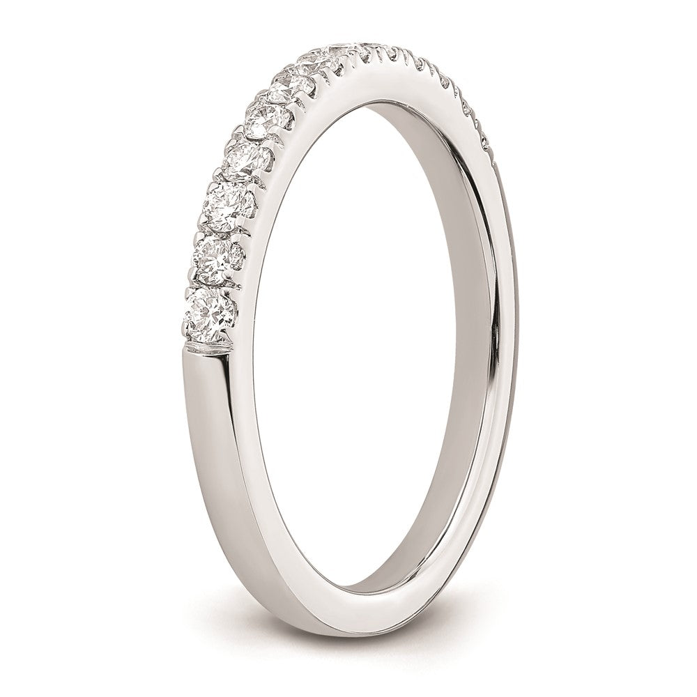 0.33ct. CZ Solid Real 14k White Gold Wedding Wedding Band Ring
